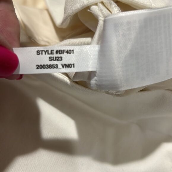 J. Crew Ivory  Kate straight-leg pant in bi-stretch cotton blend NWT - Picture 11 of 13